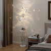 Floor Lamp with Shelf Standing Light Lamp 3/4 Lampshade Bedroom Living Room
