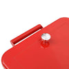 Cooler Cart with Wheels Red 92x43x89 cm Rolling 80 Quart