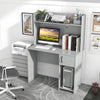 Modern Computer Desk Home Office Writing Study Desk w/Display Shelf