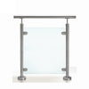 Stainless Steel Balustrade Post End/Mid/Corner Glass Bracket Holder Clamp Pole