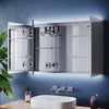 Large Bathroom Mirror Cabinet 1000x600 with LED Demister Shaver Socket 3 Colors