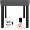 Dining Room Chairs Set of 2/4/6 Faux Leather Kitchen Chair Set with Wooden Legs