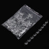 Modern Feather Light Shade Crystal Pendant Light Bedroom Chandelier Ceiling Lamp
