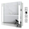 LED Bathroom Mirror Cabinet with Shaver Socket Demister Touch Light Bluetooth