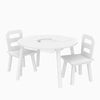 Children Table and 2 Chairs with Storage Kids Bedroom Furniture Playroom Bedroom