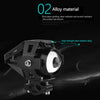 2pcs 12W Motorcycle Motorbike Headlight LED Fog Spot Lights Bulb Angle Eye Lamp