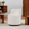 Swivel Chair Upholstered Teddy Fabric Armchair Sofa Accent Tub Seat With Storage