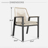 2x Patio Chair Rattan Chair Dining Chair Garden Furniture Wicker Chair W/Cushion