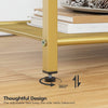 Side Table Bedside Table Tempered Glass Coffee Table 40 x 30 x 55 cm End Table