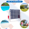 Giant Connect 4 Four in A Row Game Set 120x104cm 4-to-Score Outdoor Garden Game