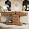 63-Inch Long Console Table, Modern Wood Entryway Sofa Table for Living Room