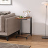 Side Table C Shaped for Sofa Coffee End Tables for Living Room Bedside Tables
