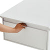 3-in-1High GlossTop Convertible Coffee Table Livingroom White Hidden Storage