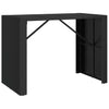 Garden Bar Set 5 Piece, Bar Table Set with Cushions, Table and Chairs for U7C0
