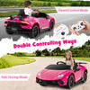 Toddlers 12V Ride On Toy Car Electric Vehicles with Remote Control-Pink
