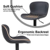 Ralex-chair Bar Stool, Barstools Height Adjustable Made of PU Leather, Black