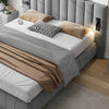 DOUBLE KING 4FT6 5FT PLATFORM BED FRAME WITH BLUETOOTH STEREO & USB & LIGHTING