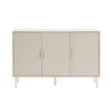 Dusk Evie Matte Taupe & Gold Effect Large Sideboard RRP £233