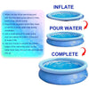 Large Swimming Pool About Gound Pool Inflatable Garden Outdoor Pools 8/10FT