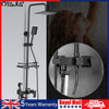 Bathroom Shower Set Black Exposed Shower System Mixer Taps With Twin Fzxarceqtvq