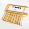 Wooden Open Wardrobe Garment Rack Clothing Hanging Shoe Rack Shelf With Pulley