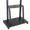 UNHO Tall TV Cart Mobile TV Floor Stand for Extra Large Flat Panel Screen up 80"