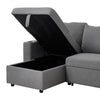 3 Seater Corner Sofa Bed Hidden Storage Convertible Pull Out -L Shaped Sofa Bed