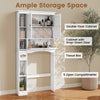 Over the Toilet Storage Cabinet Bathroom Storage Organizer-white