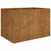 Raised Garden Flower Beds Rusty Metal Large Planters Weathering Steel