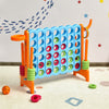 Giant 4 in a Row Game Jumbo Connect 4 Games w/42 Rings Basketball Hoop-Orange