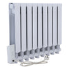 Electric Wall Mounted Oil Filled Radiator Home Space Heater Thermostatic Timer