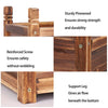 Wood Rectangle Raised Garden Bed Vegetable Elevated Plant Growing Box