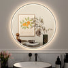 Illuminate LED Bathroom Mirror Dual Light 3 Color Dimmable Makeup Mirror 60x60
