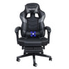 Ergonomic Gaming Chair Massage Office Computer Seat 150° Recliner with Footrest