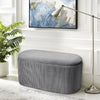 Soft Padded Stool Ottoman Chair Bedding Toy Storage Chest Box with Removable Lid