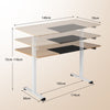 Electric Standing Desk Height Adjustable Sit to Stand Table Computer Workstation