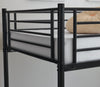 3Ft Twin Over Bunk Bed Frame Single Loft Sleeper w/ Two Storage Drawers Ladder