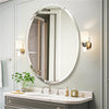 LUVODI High Definition Frameless Oval Wall Mirror for Bathroom/Vanity Bevel Edge