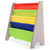 Baby Bookshelf Children's Magazine Rack Book Shelf Storage Book Display-Natural