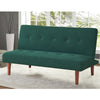 Fabric Sofa Bed Small Couch Settee Loveseat Sofabed Single Sleeper Recliner Beds
