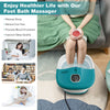 Foot Spa Bath Massager Folding Electric Pedicure Foot Spa Basin Heat Bubbles