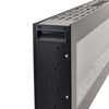 LED Fireplace Media Wall Fire Wall Mounted / Standing Feet Electric Heater 40in