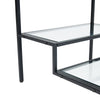 Square Tempered Glass Side Table Coffee Table Nightstand Living Room Bedroom