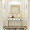 Mirrored Console Table Glass Dressing Table Bedroom Bevelled Venetian Furniture