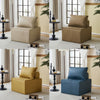 Free Combination Leather Sofa Cube with Detachable Backrest Sectional Floor Sofa