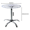Movable 360° Rotating Paint Stand Stable Lifting Spraying Rack Stainless Steel