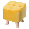 Ottoman Foot Stool Padded Cushion Rest Seat Low Stools Pouffe Small Square Chair