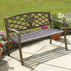 Garden Sun Lounger Seat Cushion Recliner Deck Chair Padded Mat Replacement Grey