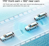 Campark CE80A 4K Full Touch Screen Rear View Front and Rear Dual Dash Cam Waterp