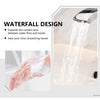 Basin Sink Mixer Chrome Tap BathroomSink Counter Waterfall Mono Faucet Silver UK